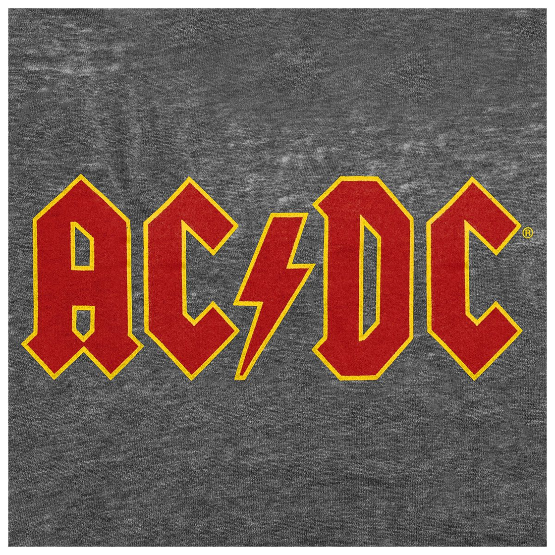 Tee Shirt Femme AC/DC - Burnout Logo