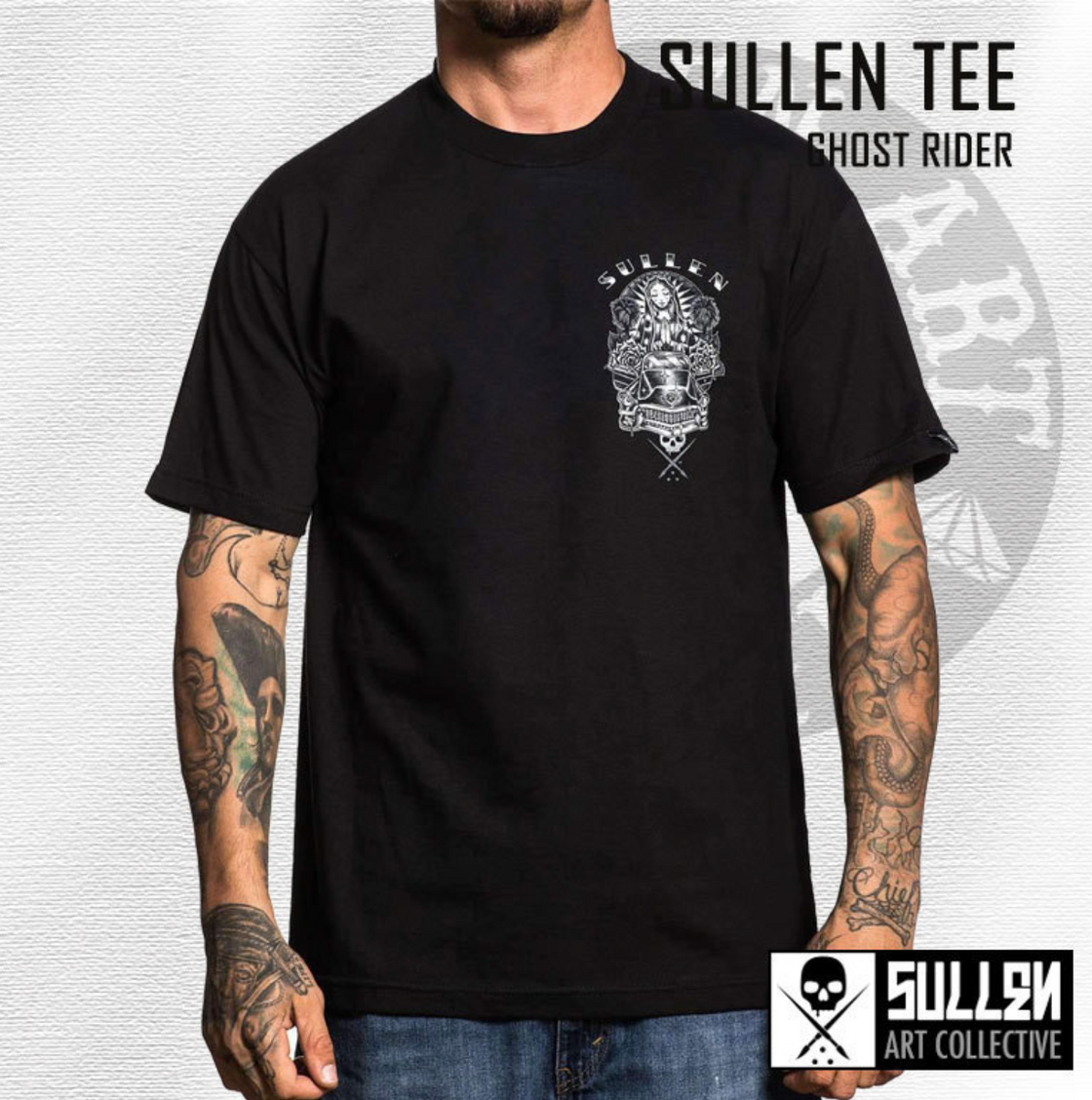 SULLEN ART -GHOST RIDER - BLACK