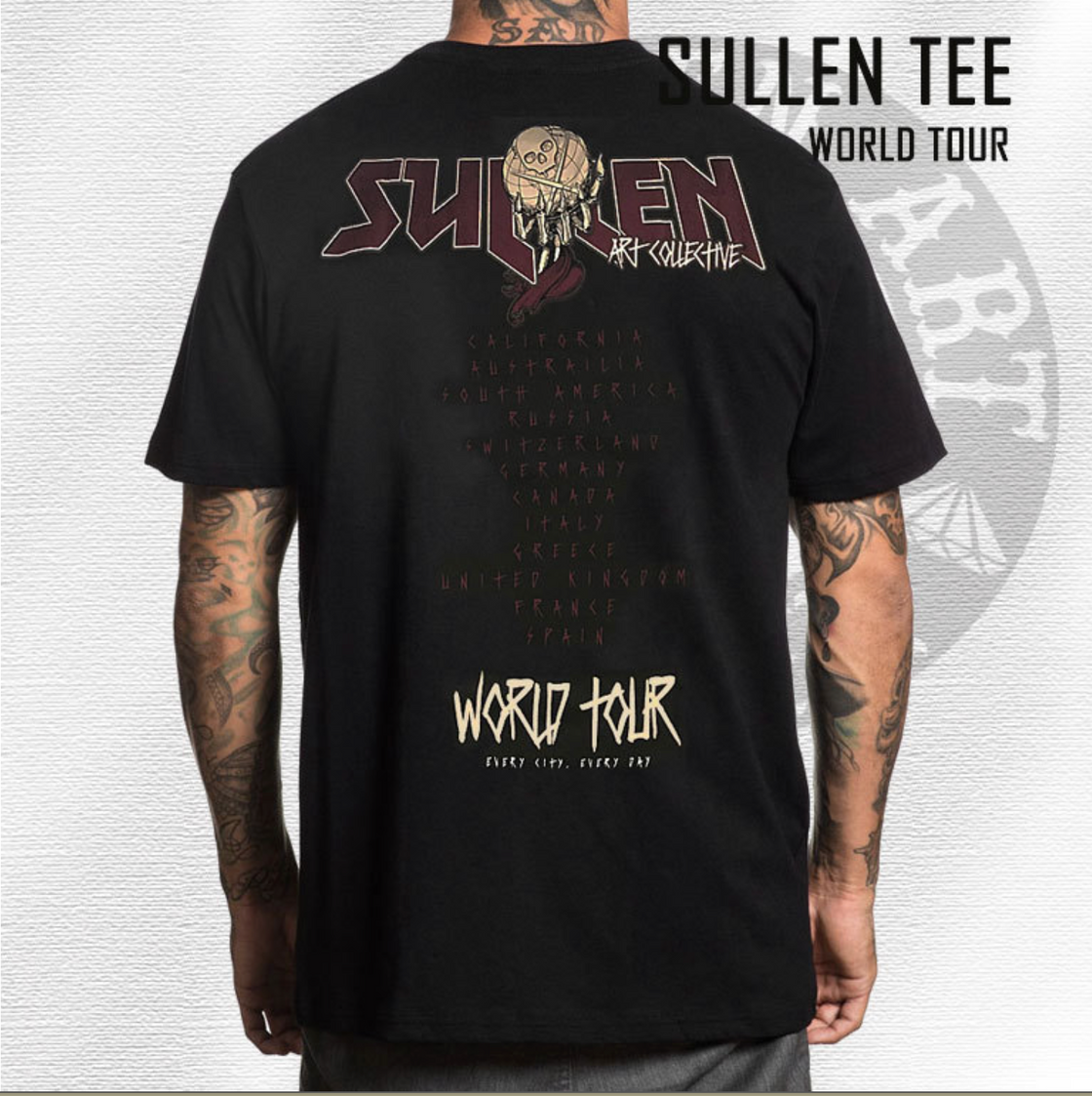 SULLEN ART - WORLD TOUR BLACK