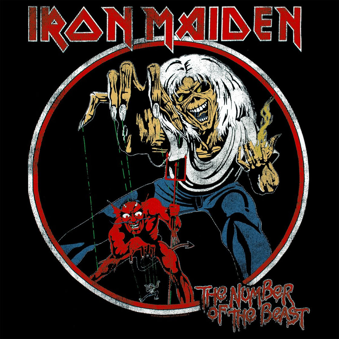 T-Shirt Unisexe IRON MAIDEN - Number of The Beast Vintage