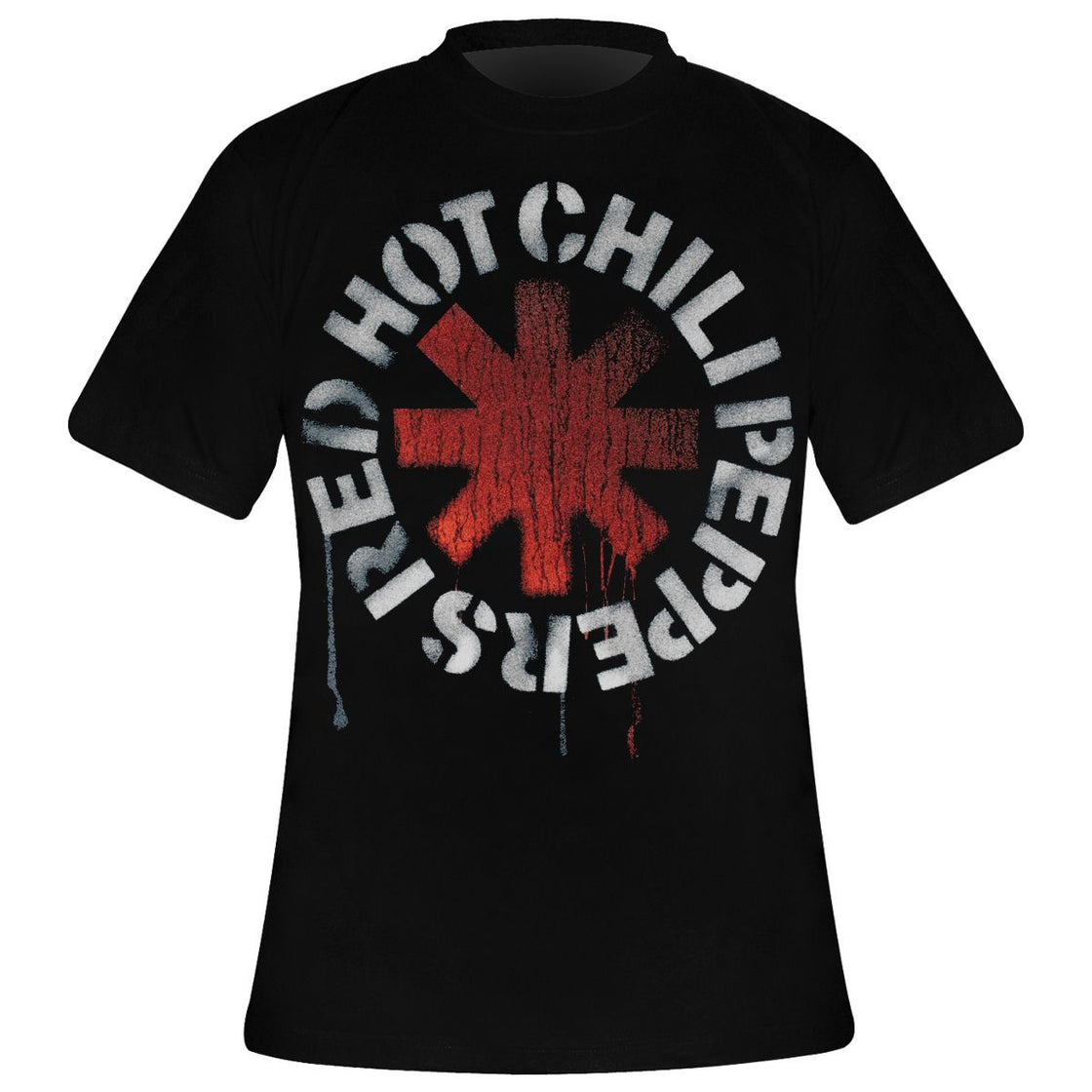 T-Shirt Unisexe RED HOT CHILI PEPPERS - Stencil Asterisk