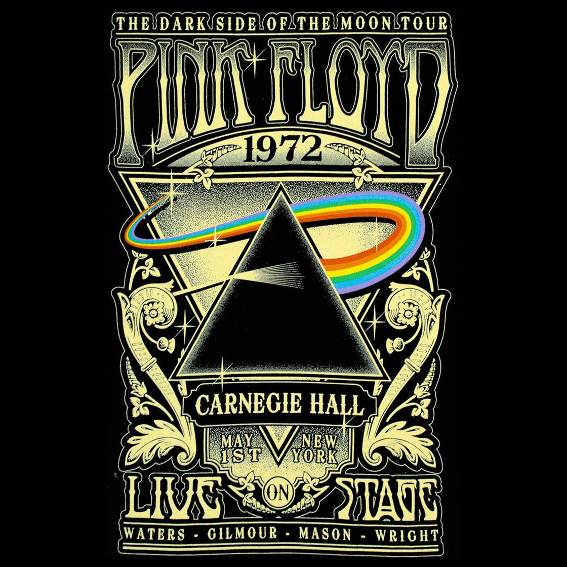 Tee Shirt Femme PINK FLOYD - Carnegie Hall